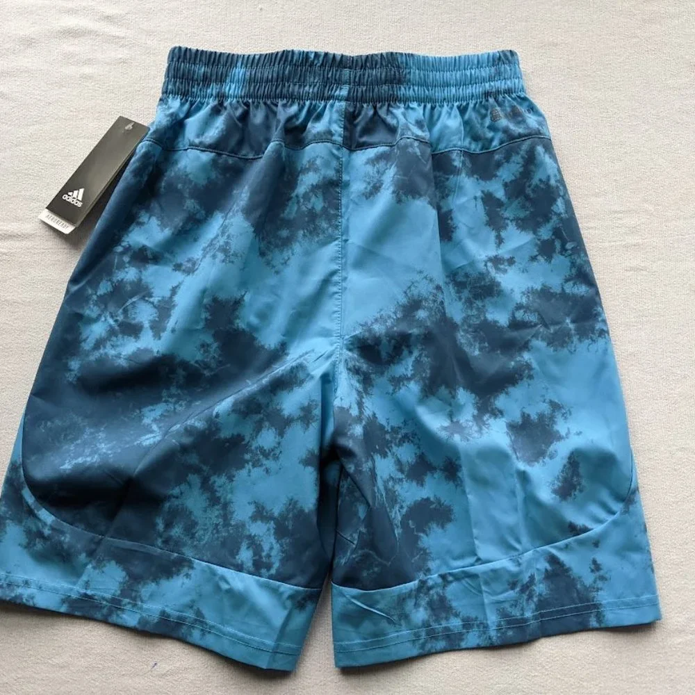 Boy's Youth adidas Axis Shorts Size‎ Large Blue AH5649 App Sky Rush NEW